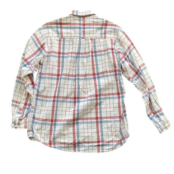 FIELDMASTER Plaid Button Down Shirt Mens Sz Medium 100% Cotton Cabincore - Picture 6 of 6